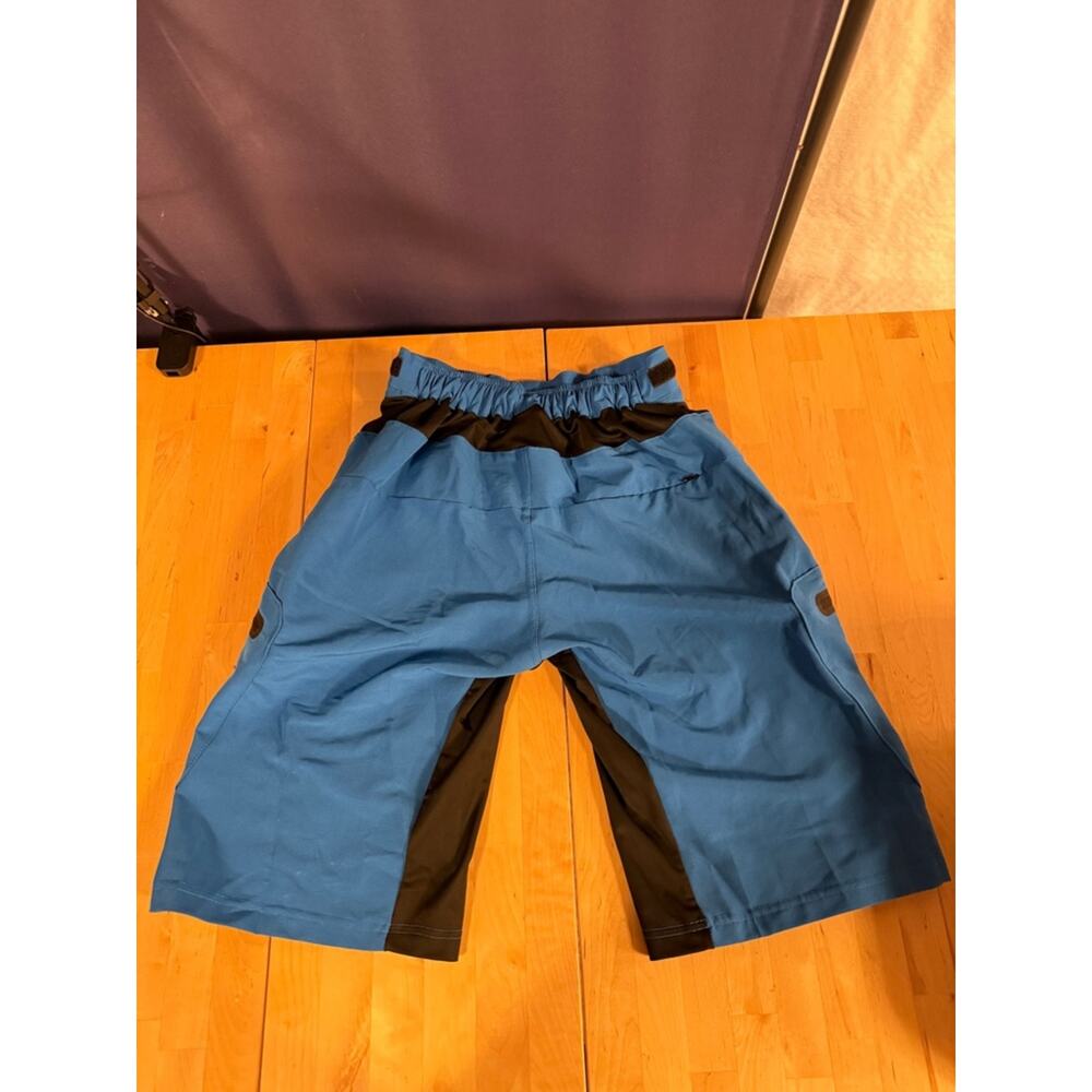 ARSUXEO Blue Technical MTB Mountain Bike Shorts - Size Small - Picture 6 of 8